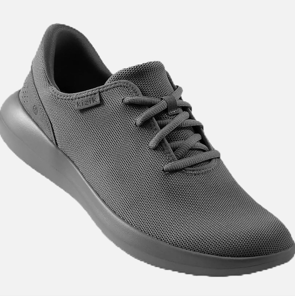 KIZIK - Madrid Eco-Knit Breathable Slip On Sneakers In "Graphite"